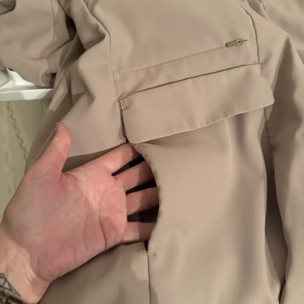 Figs Lab Coat Khaki Women's Figpro XL Scrubs